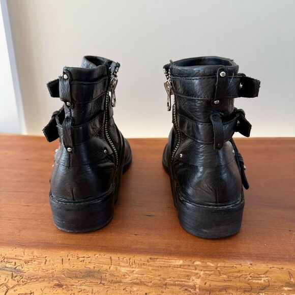 Kiera Leather Moto Ankle Bootie by Dolce Vita Size 9 Black - Picture 4 of 8